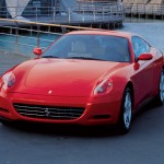 Ferrari 612 Scaglietti F1 rojo estático