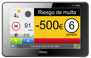 Vexia Econav: un GPS que avisa de las sanciones
