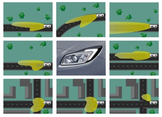 Más seguro con la iluminación adaptativa AF+