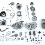 Las partes del motor de un coche