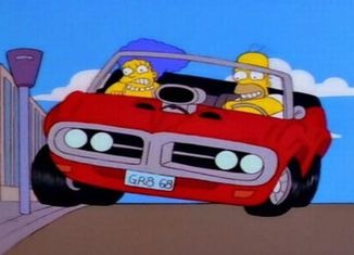 Los coches de Los Simpsons