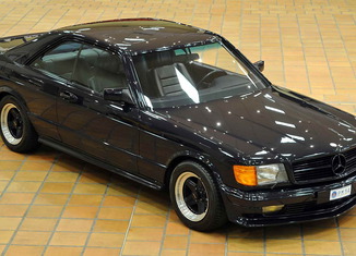 1983_Mercedes-Benz_500_SEC_AMG_01 1983 Mercedes Benz 500 SEC AMG 01 650x365 Una subasta “principesca”