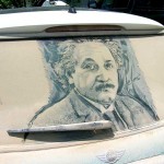 Scott Wade, arte en los coches sucios Scott Wade albert einstein 150x150 Scott Wade, arte en los coches sucios