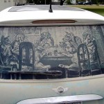 Scott Wade, arte en los coches sucios Scott Wade perros 150x150 Scott Wade, arte en los coches sucios