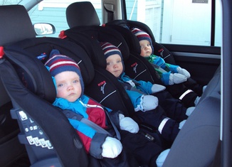 niños coche