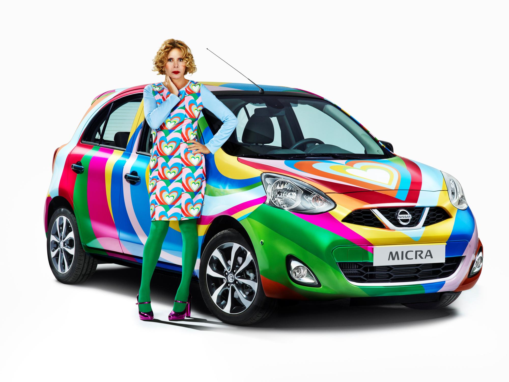 Nissan Micra Agatha Ruiz de la Prada, org¨ªa de color para el ...  