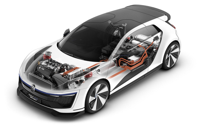 Volkswagen Golf GTE Sport Concept 2015 tecnica 02