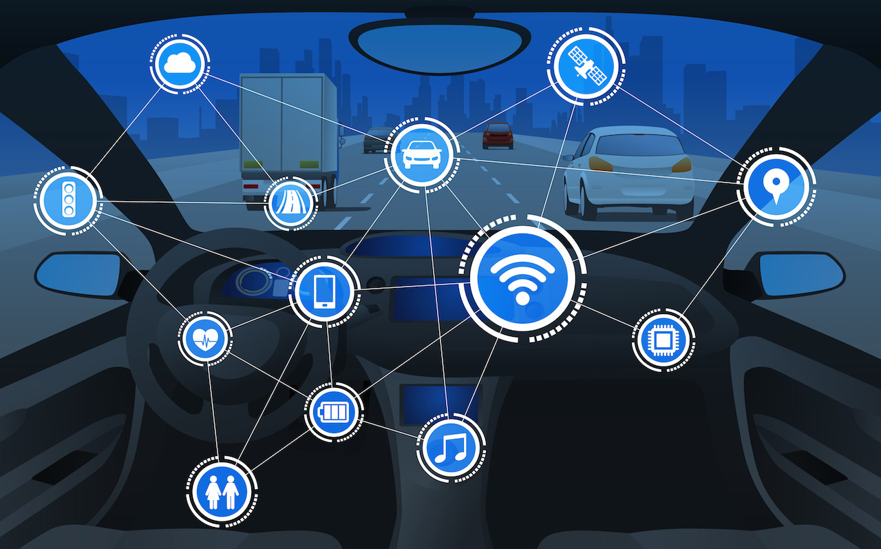 Redes de datos en autos para compartir información