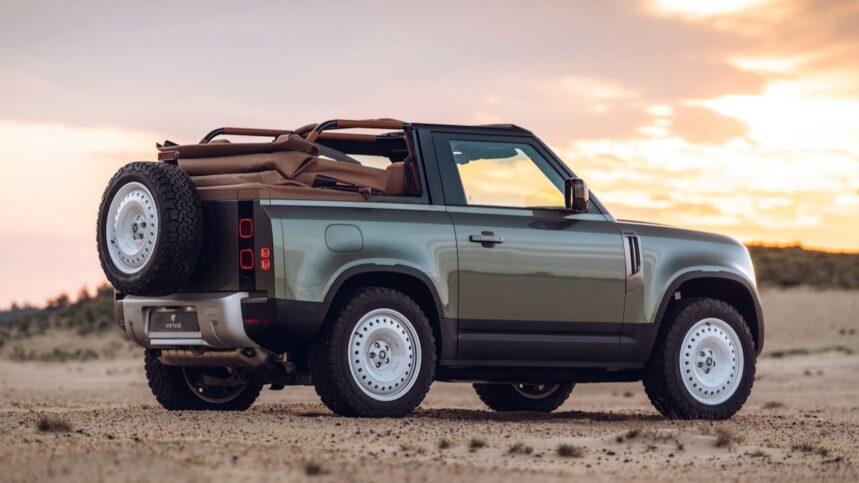 El Land Rover Defender descapotable que nunca esperarías llega de la