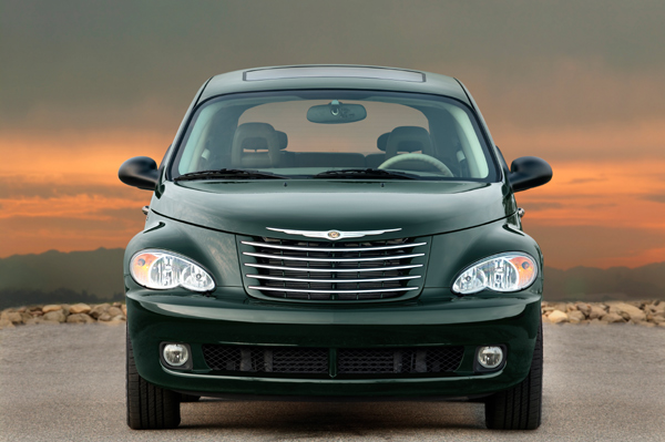 Chrysler PT Cruiser verde frontal