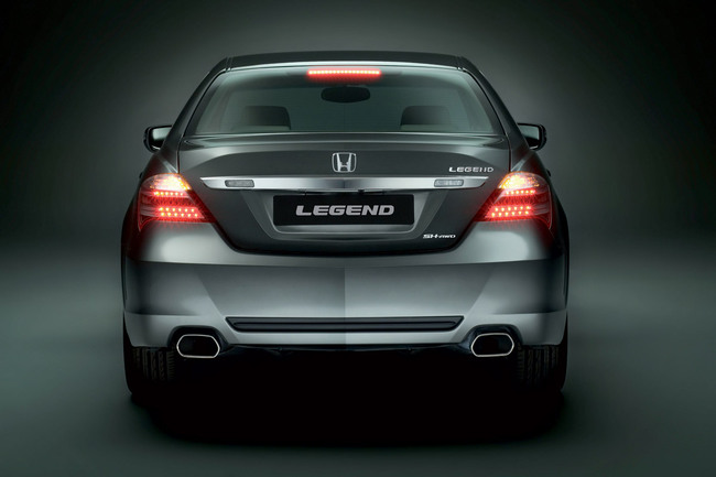 Honda Legend 2007 vista del maletero