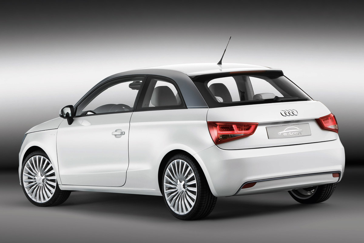 Audi A1 e-tron trasera