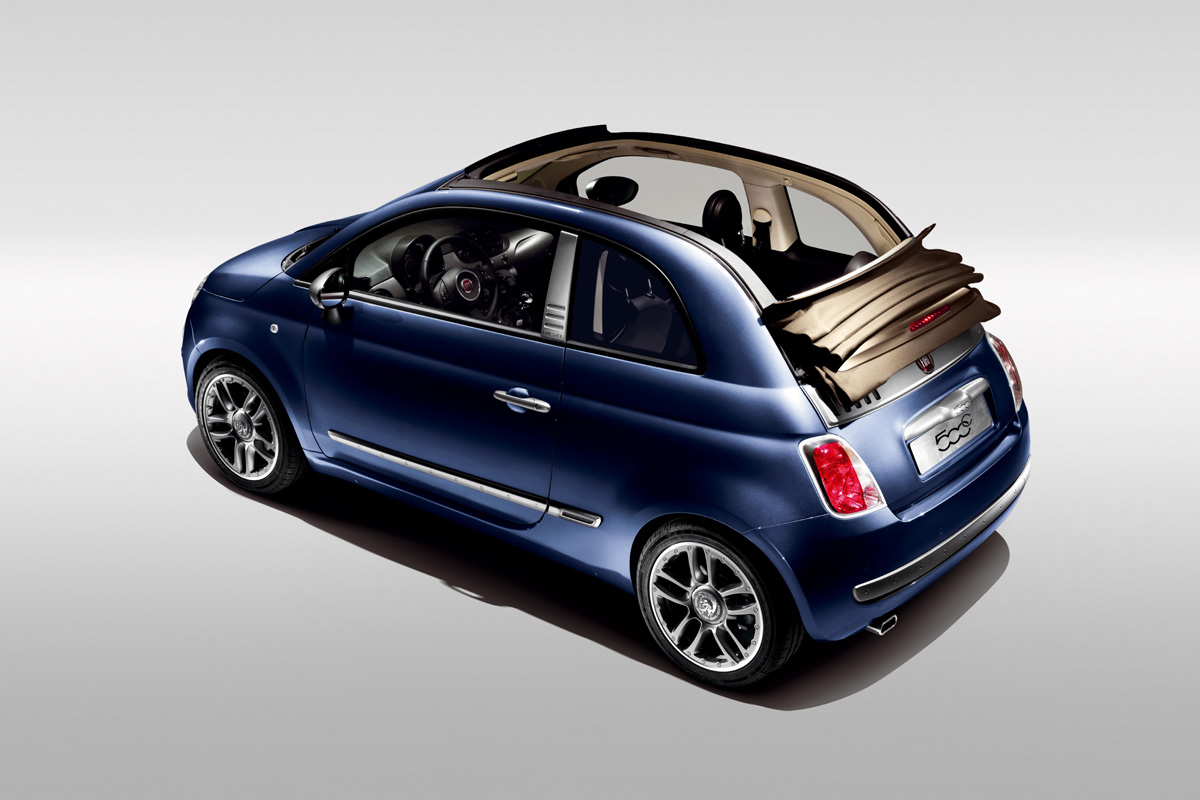 Fiat 500C by Diesel azul