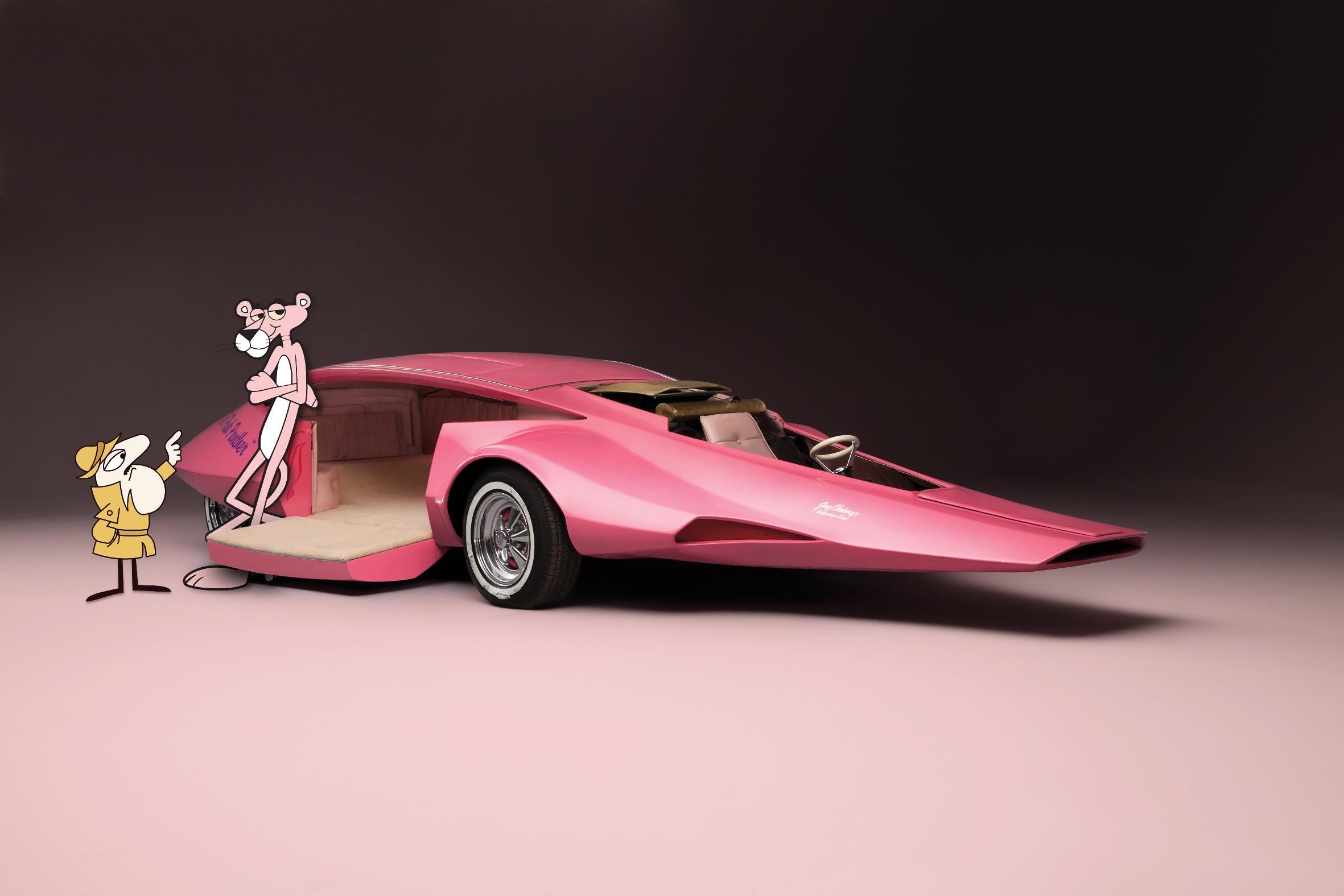 pantera rosa coche 2