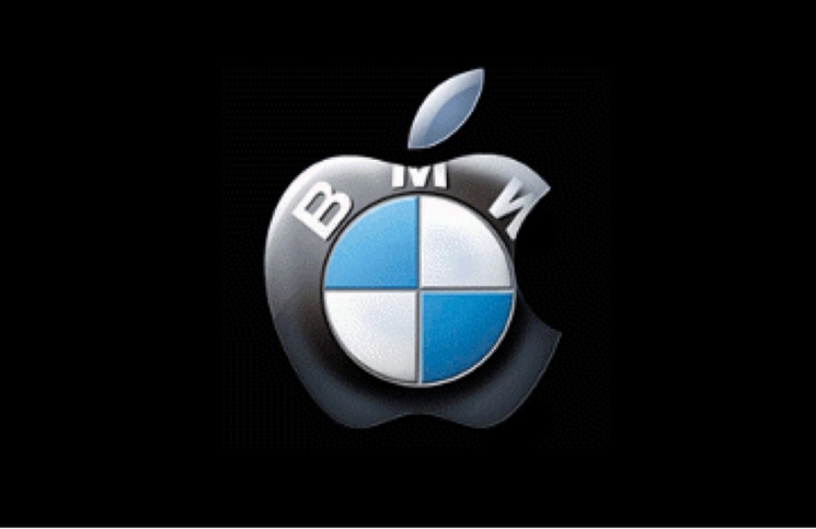 Обои apple bmw