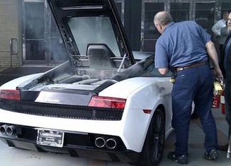 Cómo quemar el motor de un Gallardo sin mover el coche?