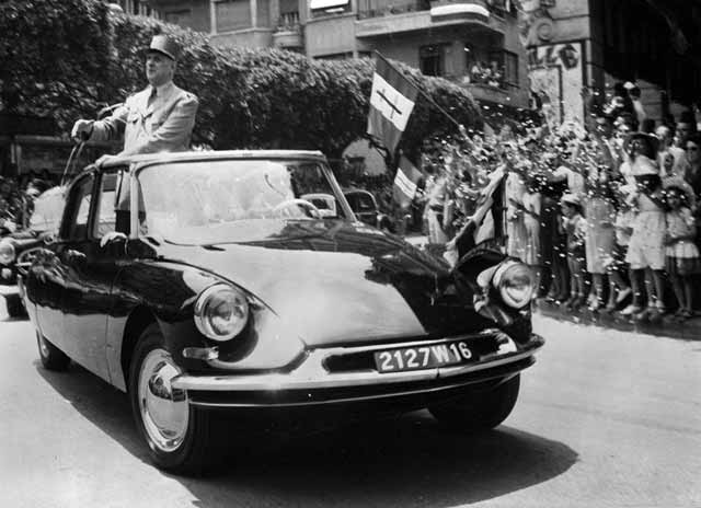 Citroën DS DE 1958. De Gaulle