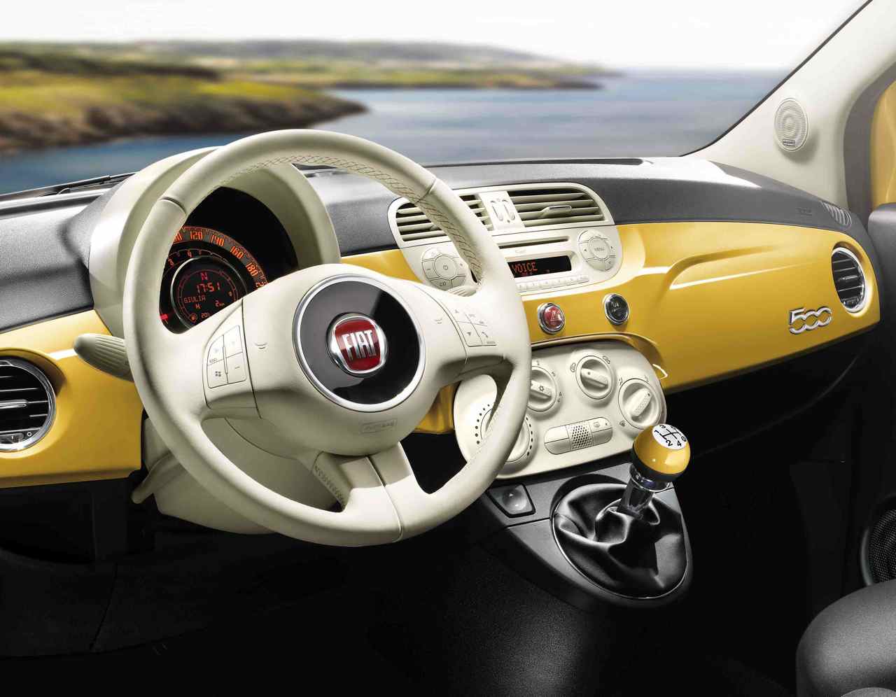 Fiat 500 Color Therapy interior
