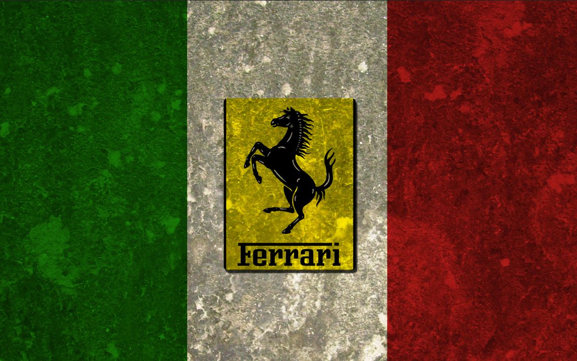 ferrari bandera italiana