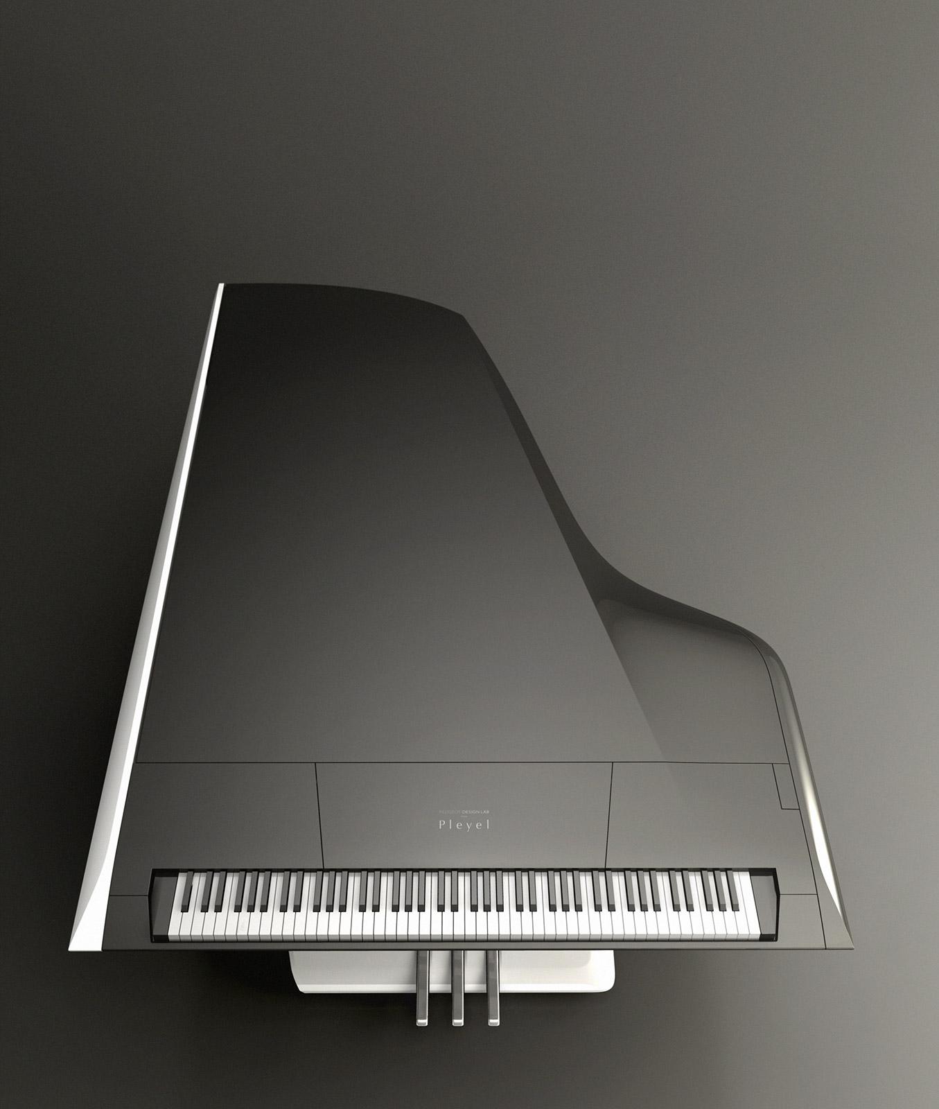 El piano futurista de