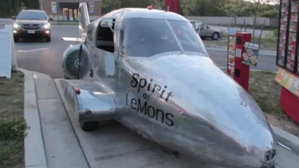 coche avion spirit of lemons