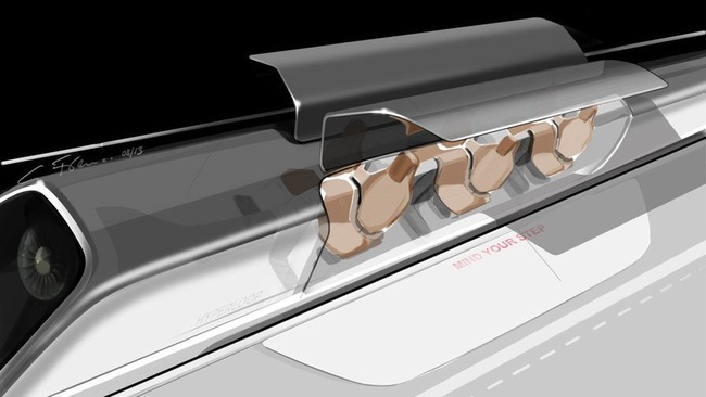 Hyperloop Musk capsula