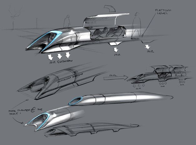 Hyperloop Musk plano