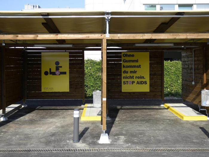 Así son los aparcamientos del sexo de Zurich