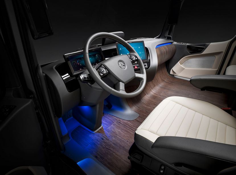 interior asiento Mercedes Benz Truck