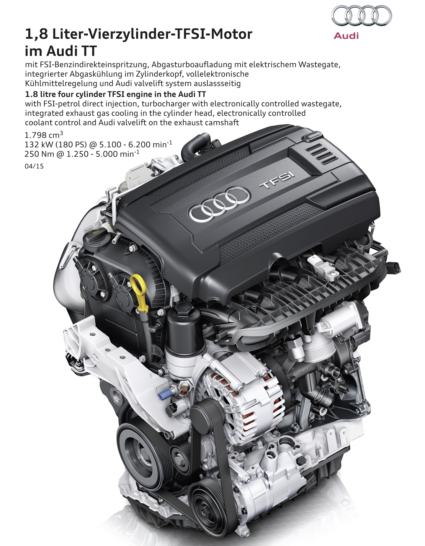 Audi TT nuevo motor 1.8 TFSI y primera edición especial