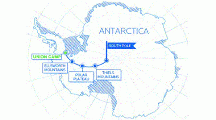 Antártida Recorrido