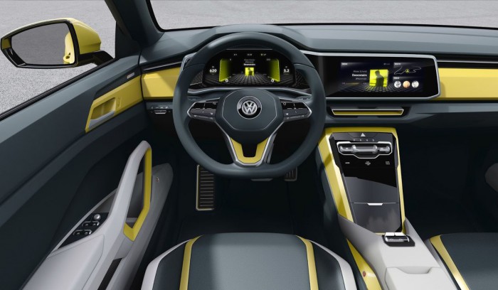 Volkswagen T-Cross Breeze Concept 2016 interior 03