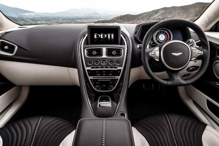 Aston Martin DB11 2016 interior 01