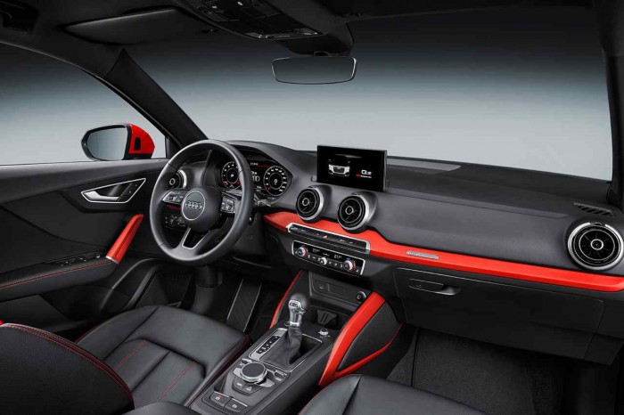 Audi Q2 TFSI 2016 interior 02