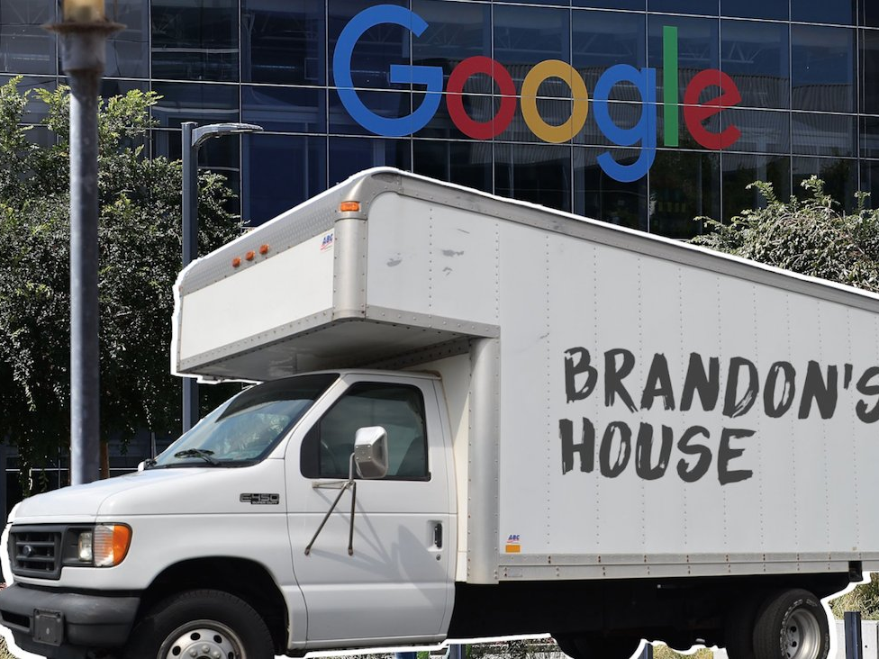 ingeniero Google que vive en camión