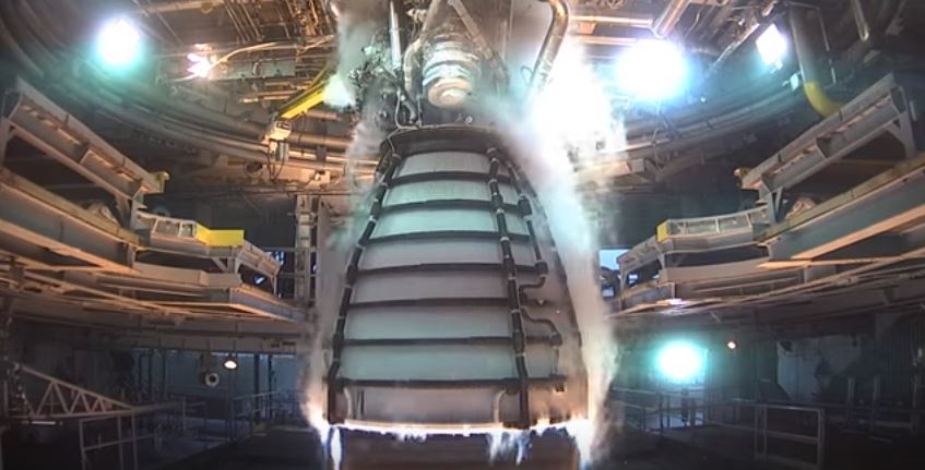 motor RS-25 2059 del cohete de la Nasa con destino Marte