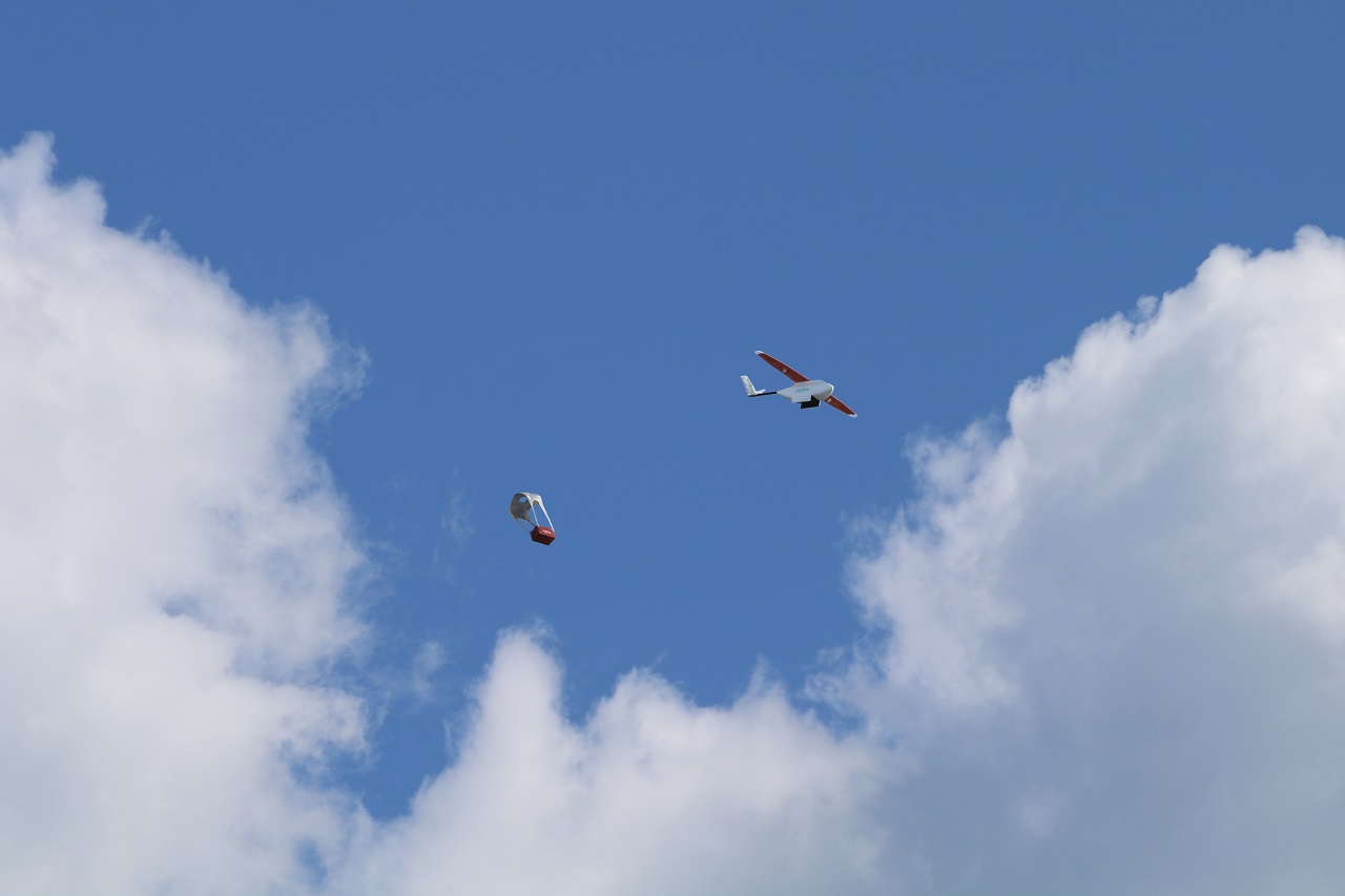 Dron Paracaídas Ruanda