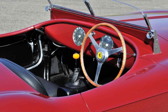 Ferrari 340 America Barchetta by Touring 1951 interior 1