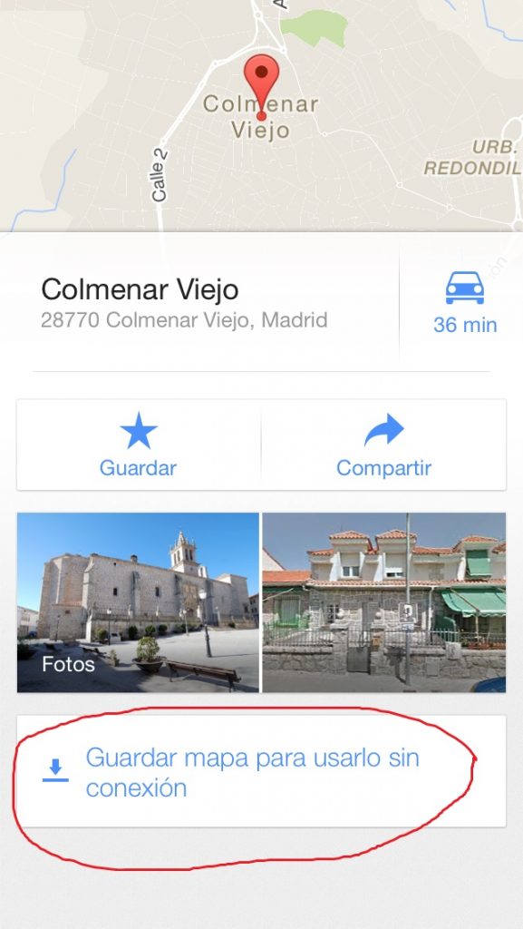 Google Maps sin conexión (3)