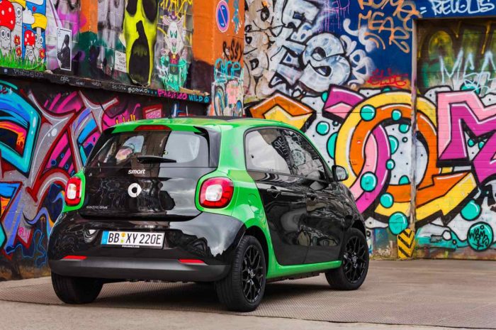 smart forfour electric drive 2017