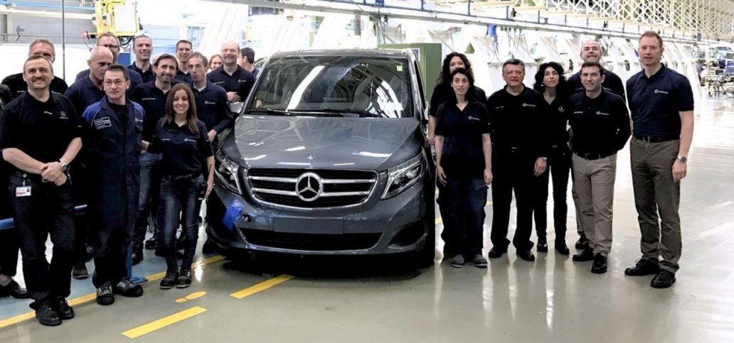 100.000 unidades de Mercedes Clase V en la planta de Vitoria