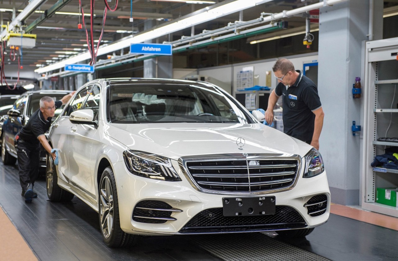 Produktionsstart im Mercedes-Benz Werk Sindelfingen