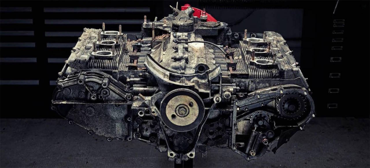 desmontaje motor-porsche-911