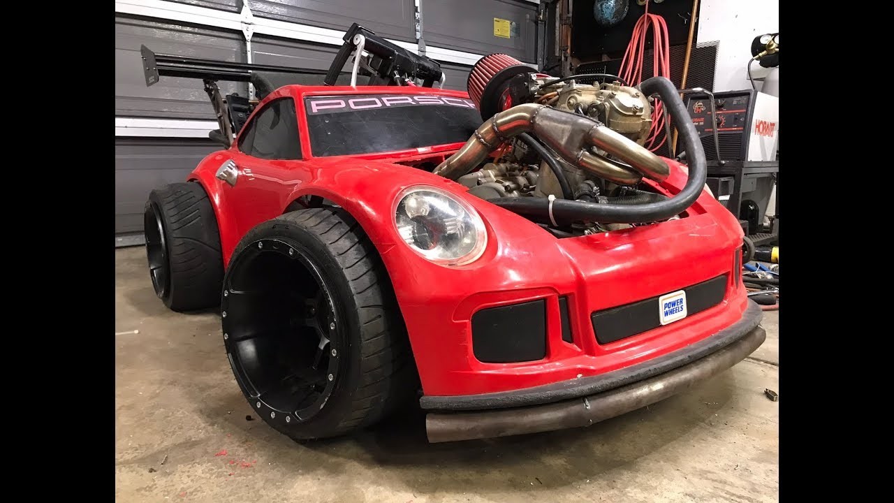 Porsche 911 juguete motor moto
