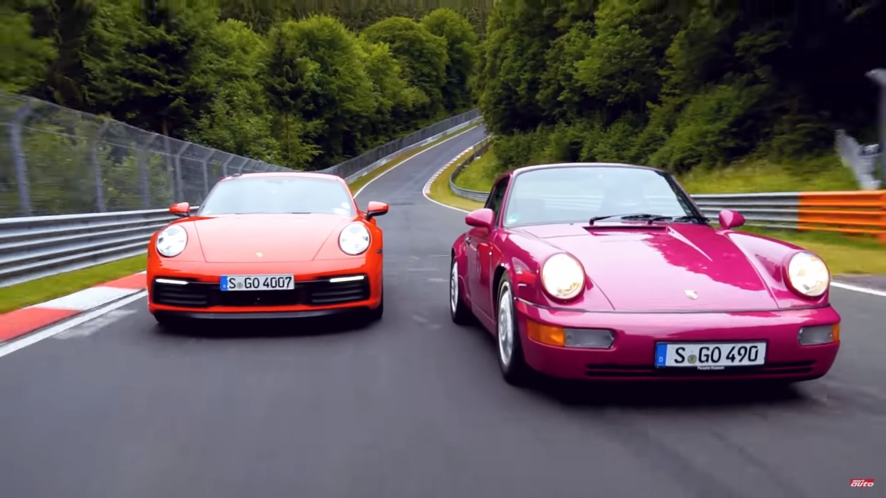 Porsche 992 vs 964