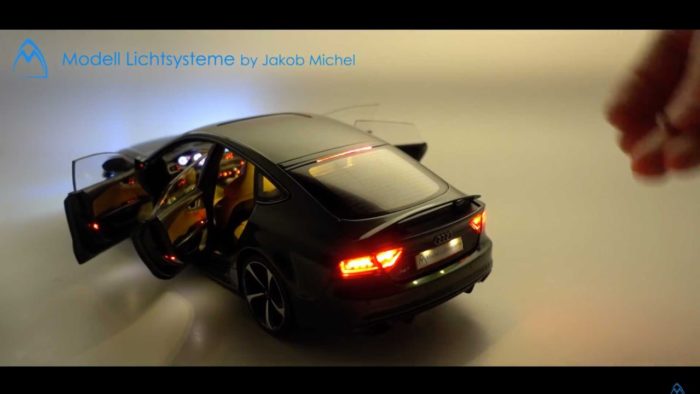Este Audi Sportback de ser una de maquetas más detalladas del mundo