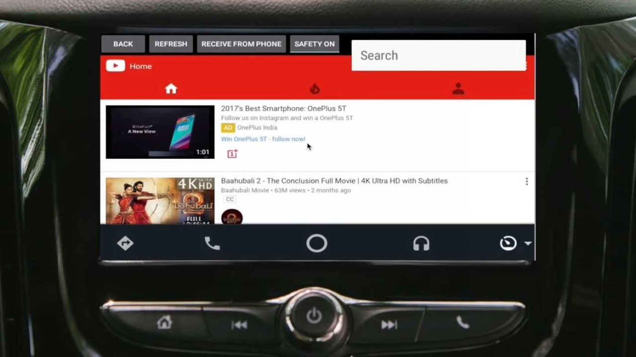 YouTube Y Android Auto: Te Explicamos Cómo Ver Vídeos En La Pantalla De ...