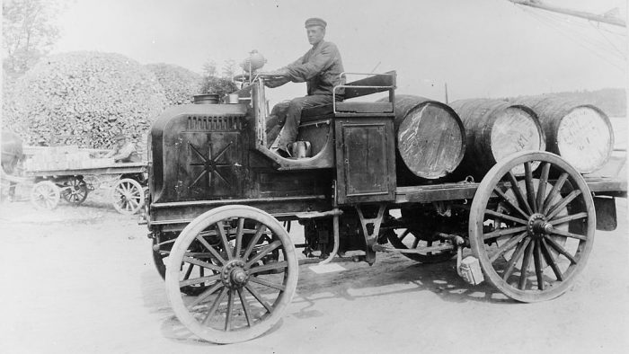 Camion Daimler 6 PS Motor Lastwagen 1896