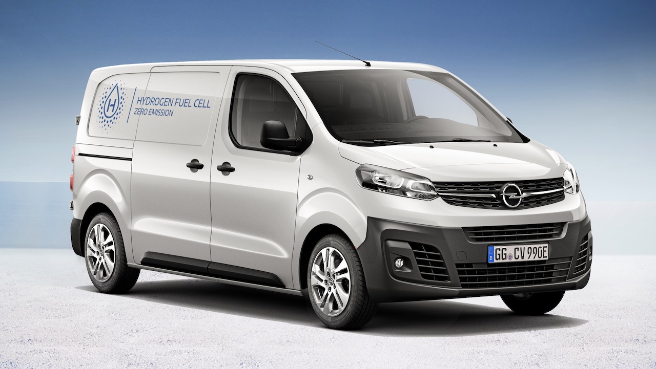 Opel Vivaro mit Wasserstoff-Antrieb