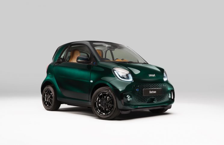 smart EQ fortwo Racing Green Edition puramente británico